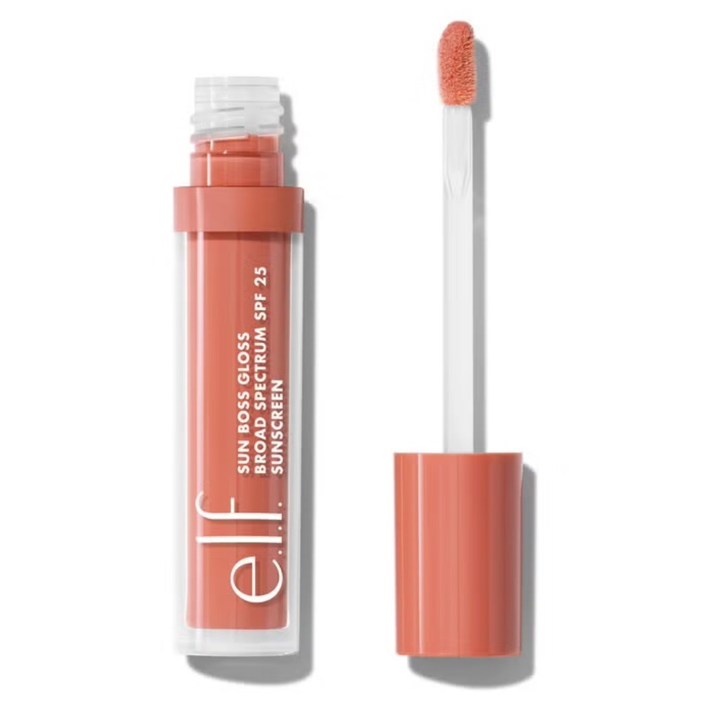 🌙Pick 5 for $25🌙 SPF 25 e.l.f. Sun Boss Gloss in Peachy Kween